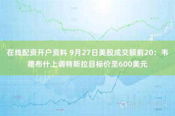 在线配资开户资料 9月27日美股成交额前20：韦德布什上调特斯拉目标价至600美元